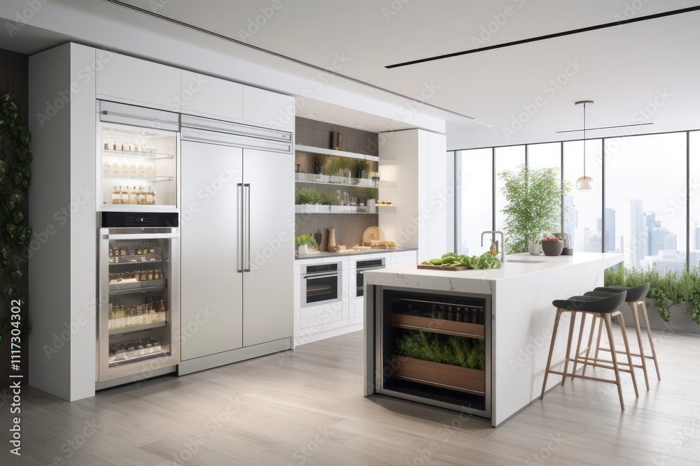 Modern Luxury Kitchen Design With Integrated Appliances Modern Luxury Kitchen Design With Integrated Appliances