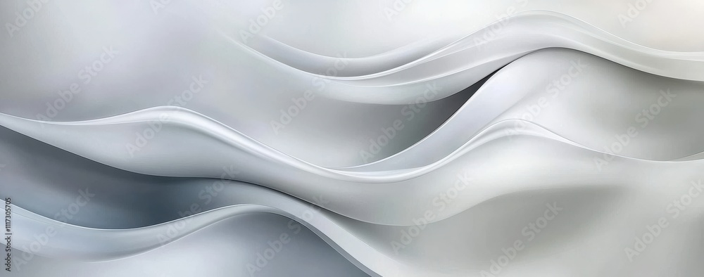 A chic white canvas enhanced by undulating curves. A chic white canvas enhanced by undulating curves.