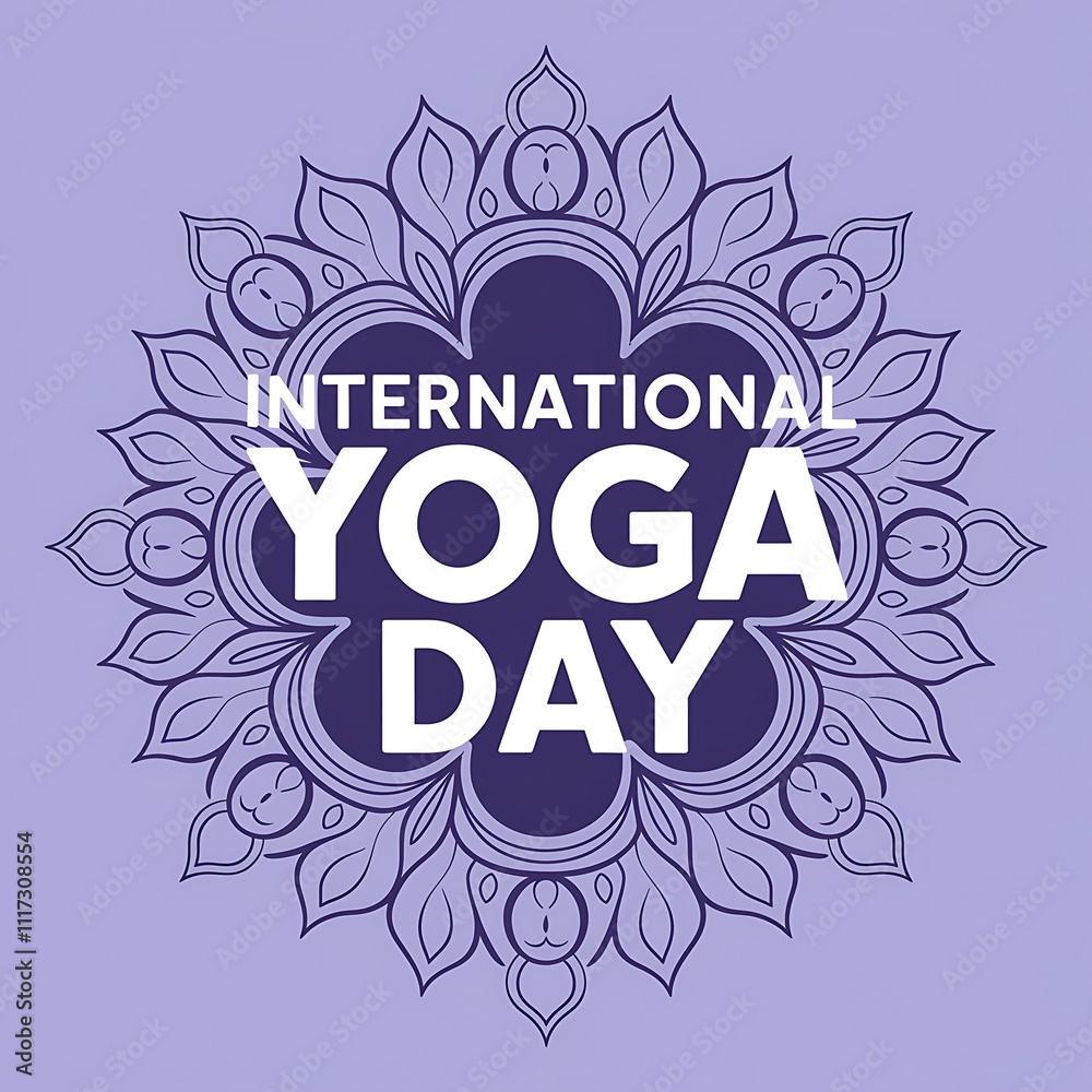 International Yoga Day Mandala Design Celebration International Yoga Day Mandala Design Celebration