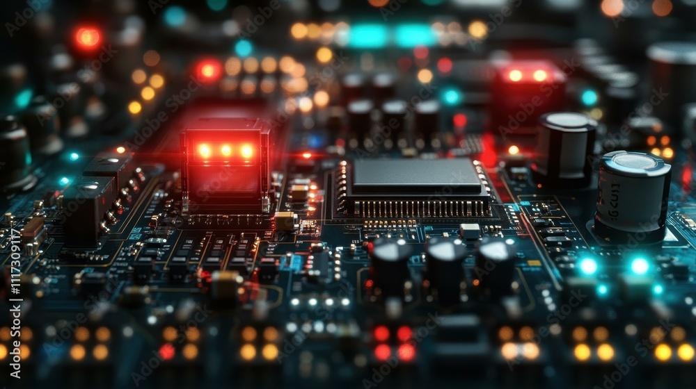 Smart Tech Malfunctions Data synchronization problems One main object high quality very detailed Professional image