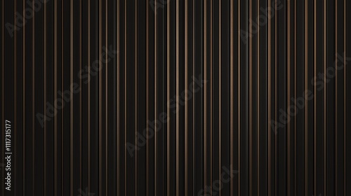 Dark brown vertical lines on a black background photo