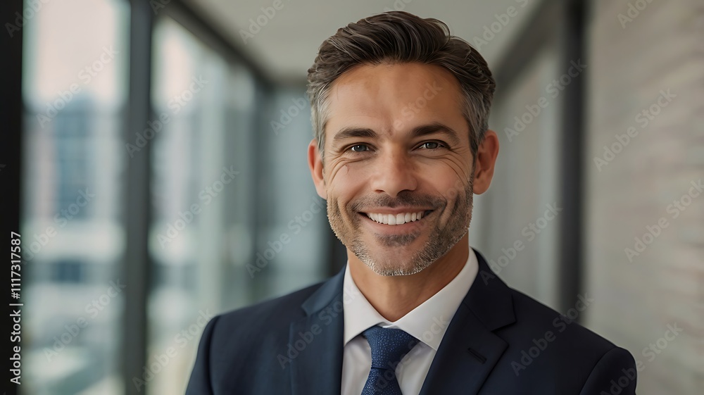 a business man's perfect portrait he is looking straight and a little bit of smile in his face , his face is clear a business man's perfect portrait he is looking straight and a little bit of smile in his face , his face is clear
