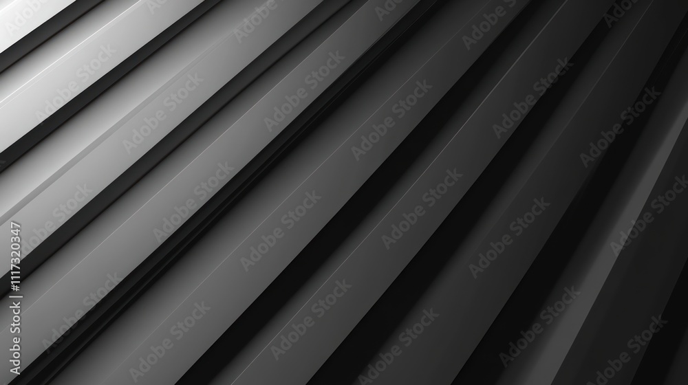 Obraz premium Abstract Gray And Black Diagonal Lines Pattern