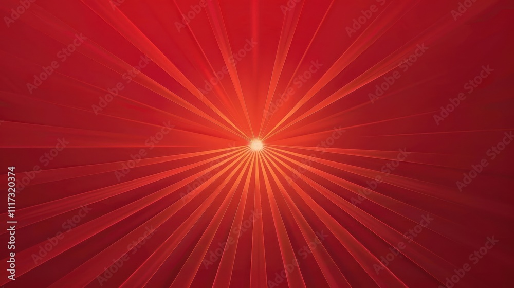 Red Radiating Lines Abstract Design Red Radiating Lines Abstract Design