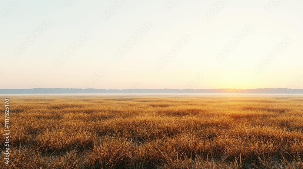 Gentle dawn breaking over a vibrant wetland ecosystem capturing misty sunrise beauty nature landscape tranquil environment serene viewpoint for eco enthusiasts Gentle dawn breaking over a vibrant wetland ecosystem capturing misty sunrise beauty nature landscape tranquil environment serene viewpoint for eco enthusiasts