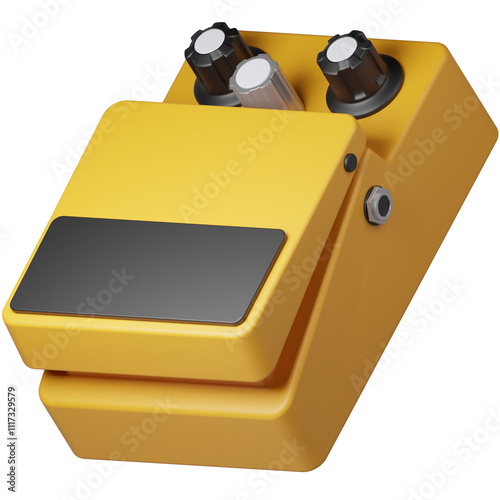 Guitar Pedal 3D Icon photo