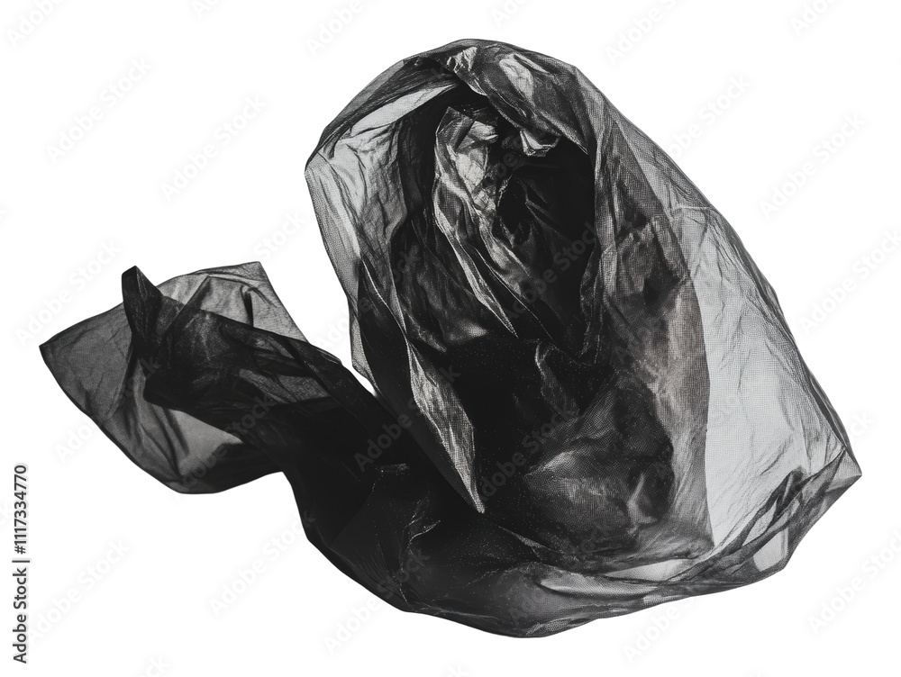Black mesh fabric draped in a swirling shape, cut out - stock png. Black mesh fabric draped in a swirling shape, cut out - stock png.