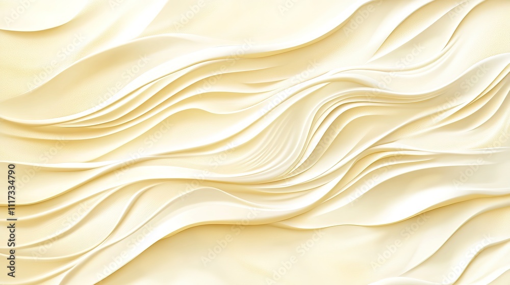 Obraz premium Abstract Beige Wave Pattern Background