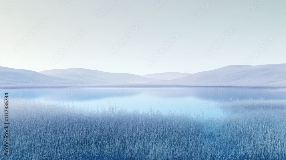 Obraz premium lake in the mountains 