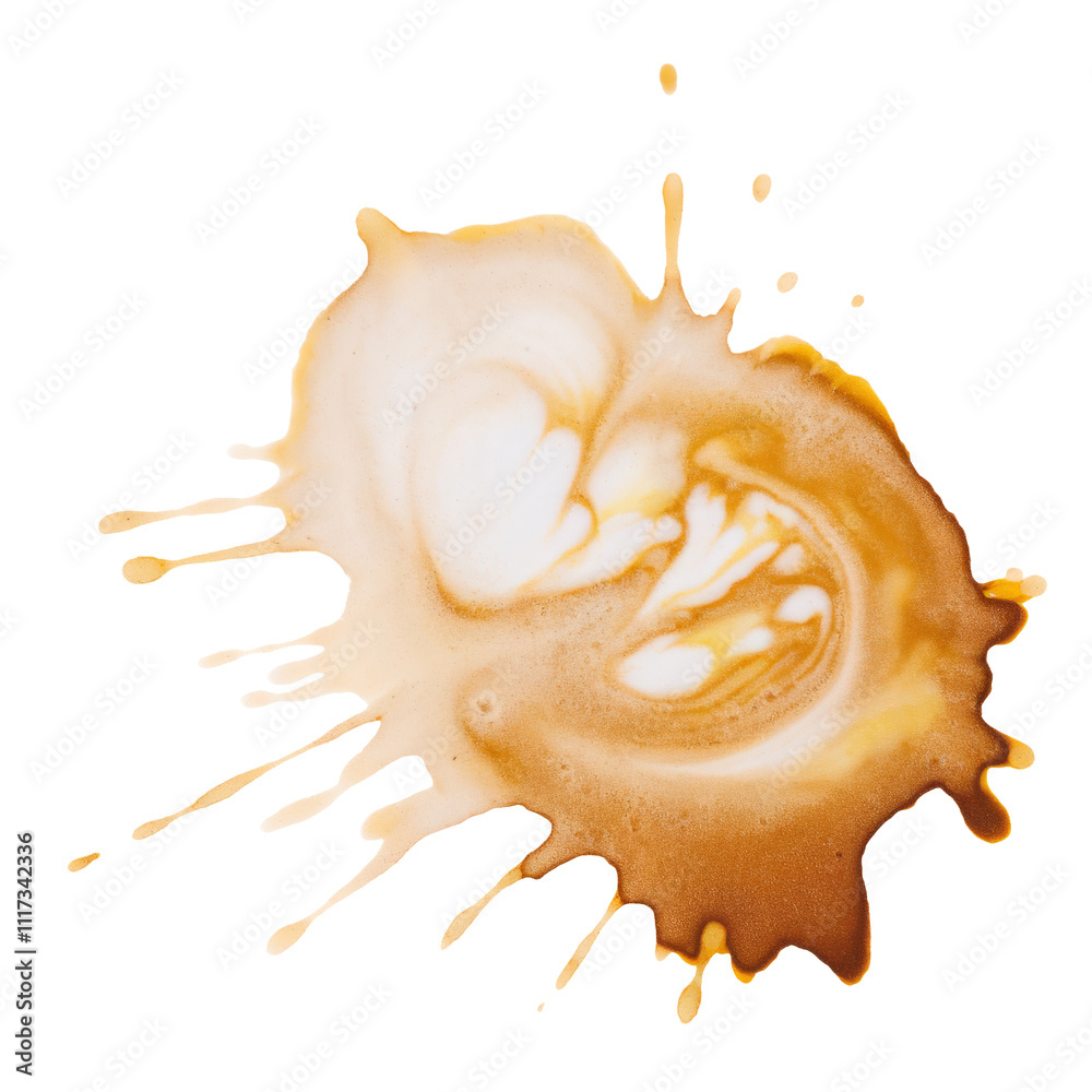 High-Quality PNG Coffee stain Isolated on White Background – High Resolution High-Quality PNG Coffee stain Isolated on White Background – High Resolution