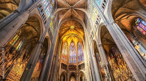 Majestic Metz Cathedral Interior: A Symphony of Stone and Light