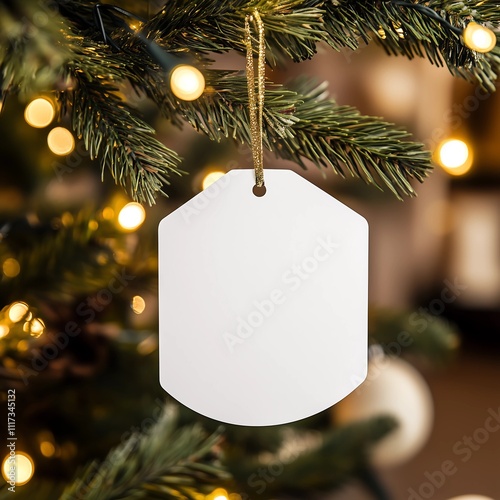 Christmas Tag Mockup