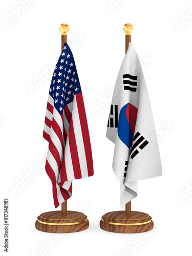 South Korea and American fl...