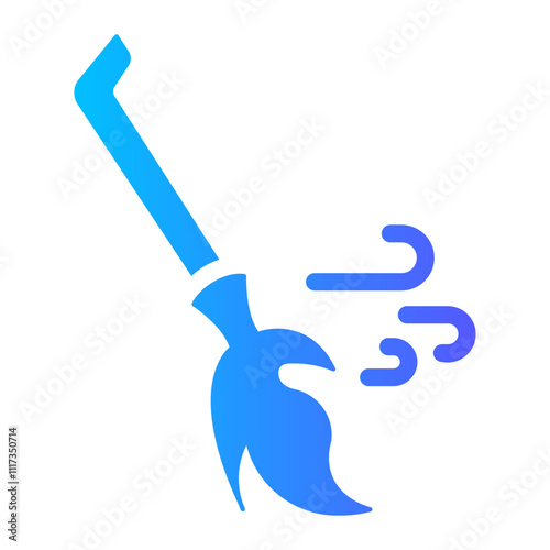 magic broom Gradient icon