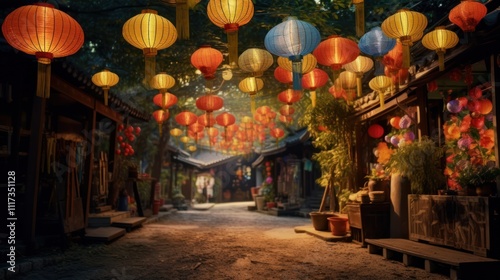 Chinese Lantern Street