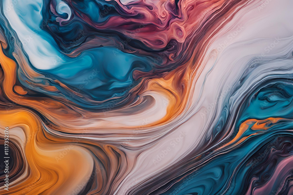 Obraz premium abstract colorful background with waves