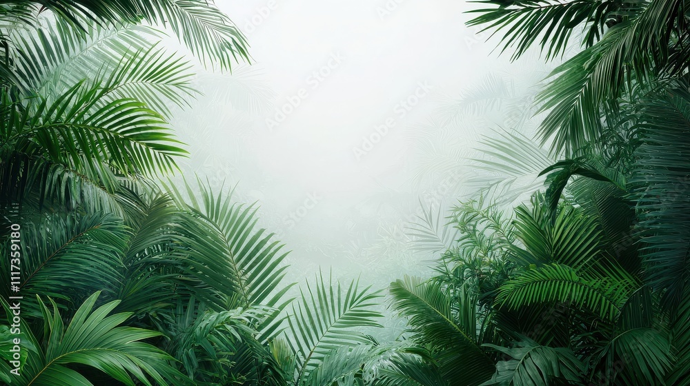 Fototapeta premium Tropical rainforest exploration a lush green canopy amazon basin nature imagery humid environment close-up view biodiversity conservation