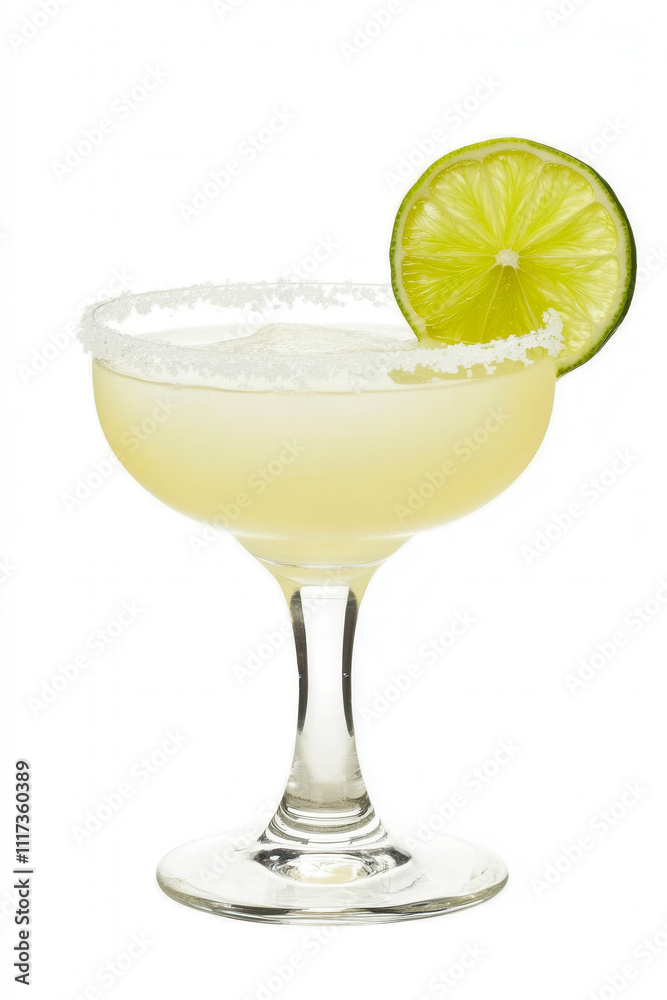 National Margarita Day Classic margarita with lime slice on salt-rimmed glass National Margarita Day Classic margarita with lime slice on salt-rimmed glass
