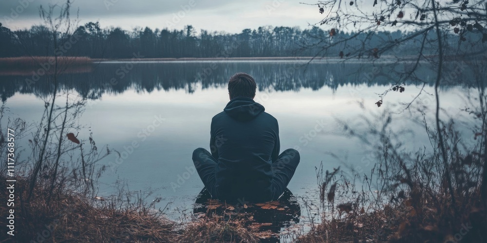 Melancholic man reflecting on life, embodying feelings of gloom, showcasing the struggle of a gloomy mindset, as he contemplates the complexities and challenges of life. Melancholic man reflecting on life, embodying feelings of gloom, showcasing the struggle of a gloomy mindset, as he contemplates the complexities and challenges of life.