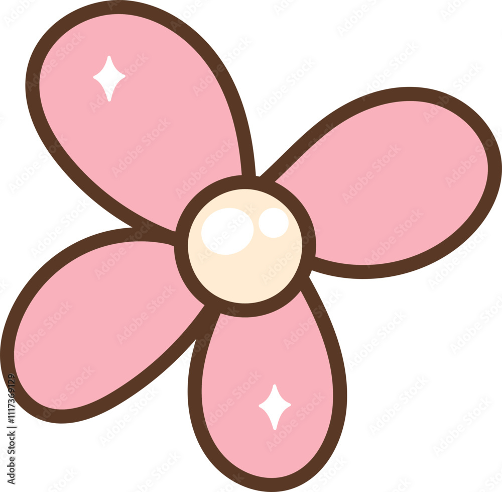 Groovy Flower Doodle