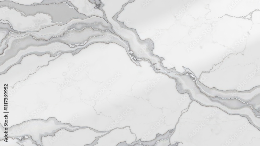 Obraz premium Smooth and elegant marble texture with intricate veining and polished surface, glossy, polished