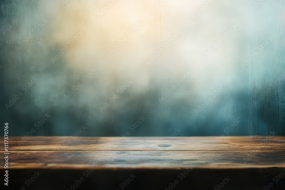 A blurred background with a wooden table, creating an atmospheric setting for presentations. A blurred background with a wooden table, creating an atmospheric setting for presentations.