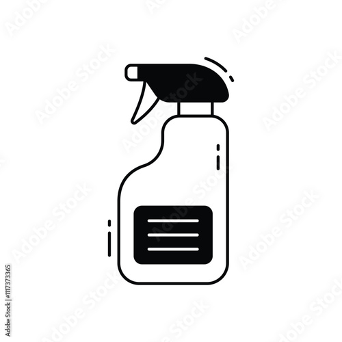 disinfectant spray vector icon