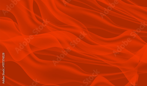 Realistic Fluttering Cloths Background Vector