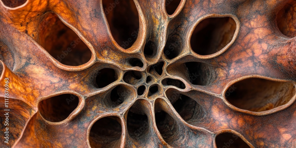 Nature Abstract, Detailed View of a Seed Pod from a Sweetgum Tree, showcasing the unique structure and intricate designs found in nature s abstract forms within the seed pod. Nature Abstract, Detailed View of a Seed Pod from a Sweetgum Tree, showcasing the unique structure and intricate designs found in nature s abstract forms within the seed pod.