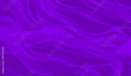 Realistic Fluttering Cloths Background Vector