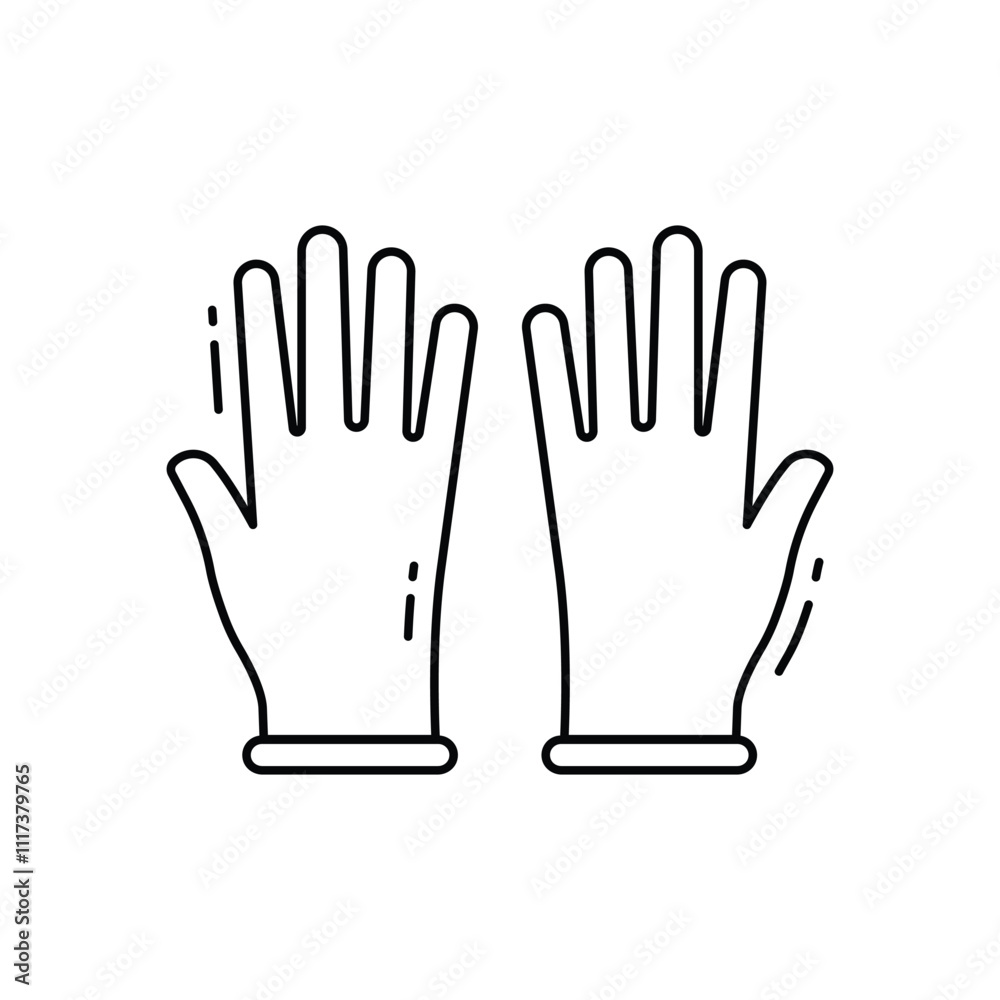 gloves vector icon gloves vector icon