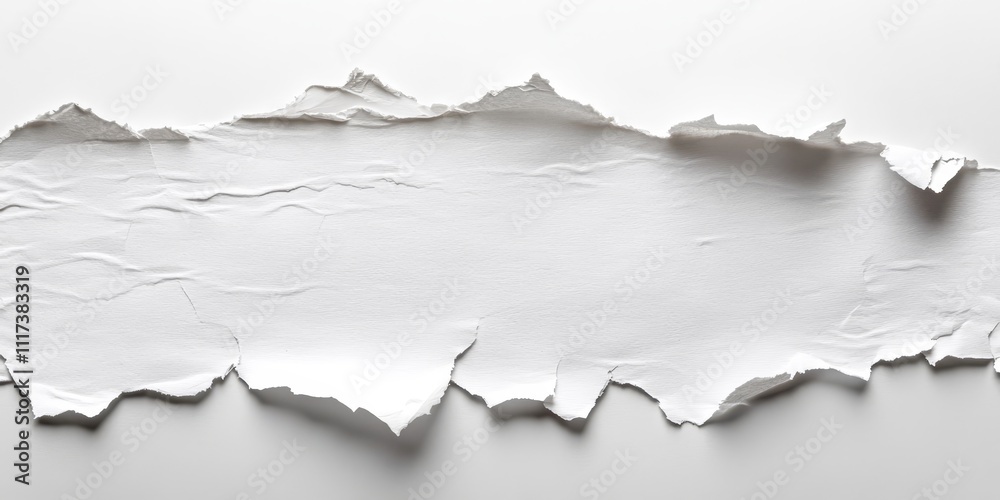 Torn white paper with a ripped message, showcasing a textured surface. The white paper features a transparent quality, enhancing the appearance of the torn message. Torn white paper with a ripped message, showcasing a textured surface. The white paper features a transparent quality, enhancing the appearance of the torn message.