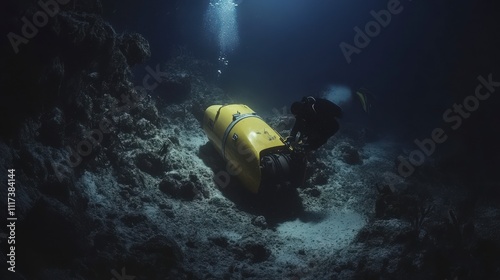 Underwater Inspection of Mining Equipment in Ocean Depths