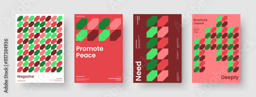 Abstract Report Layout. Geometric Book Cover Design. Isolated Flyer Template. Business Presentation. Poster. Banner. Background. Brochure. Notebook. Pamphlet. Newsletter. Magazine. Journal. Catalog