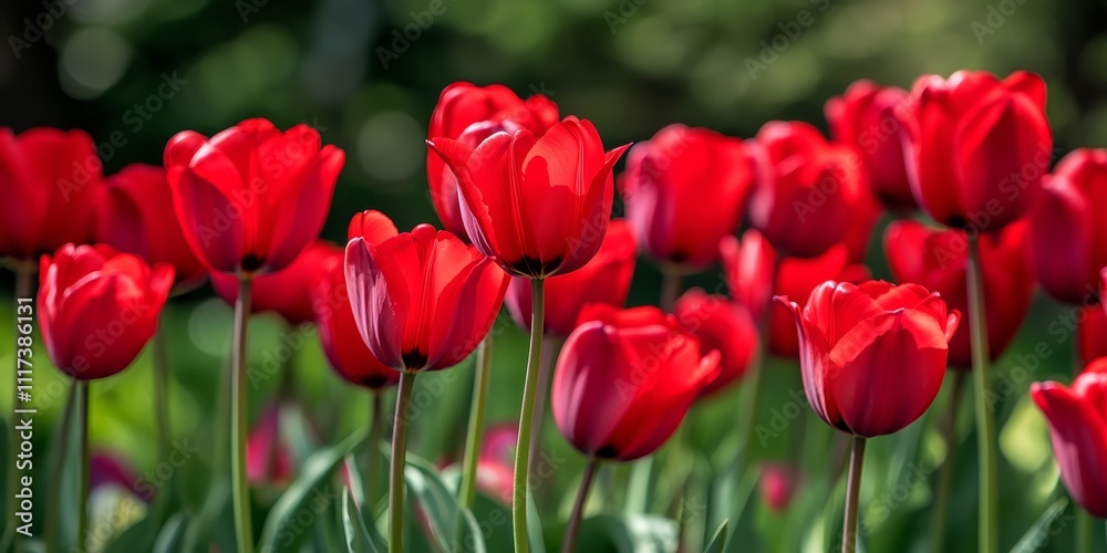 Vibrant red tulips known as the Fire Flame or Turkish Tulip have a rich history that dates back to the early 1800s. These stunning red tulips are a beautiful addition to any garden. Vibrant red tulips known as the Fire Flame or Turkish Tulip have a rich history that dates back to the early 1800s. These stunning red tulips are a beautiful addition to any garden.