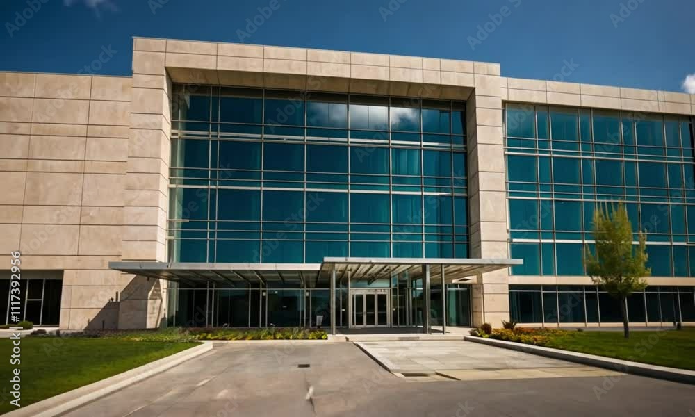 custom made wallpaper toronto digitalFurniture building with glass windows 