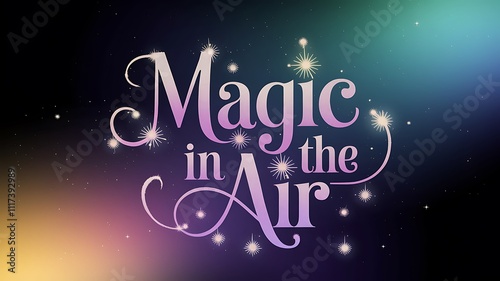 Magic In The Air Night Sky Stars Design