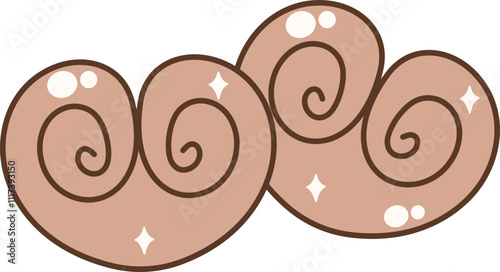 Heart Shape Mexican Pan Dulce, Conchas