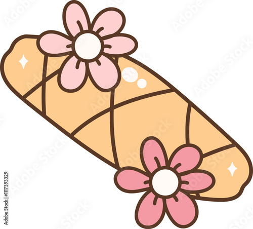 Mexican Pan Dulce with Flower 