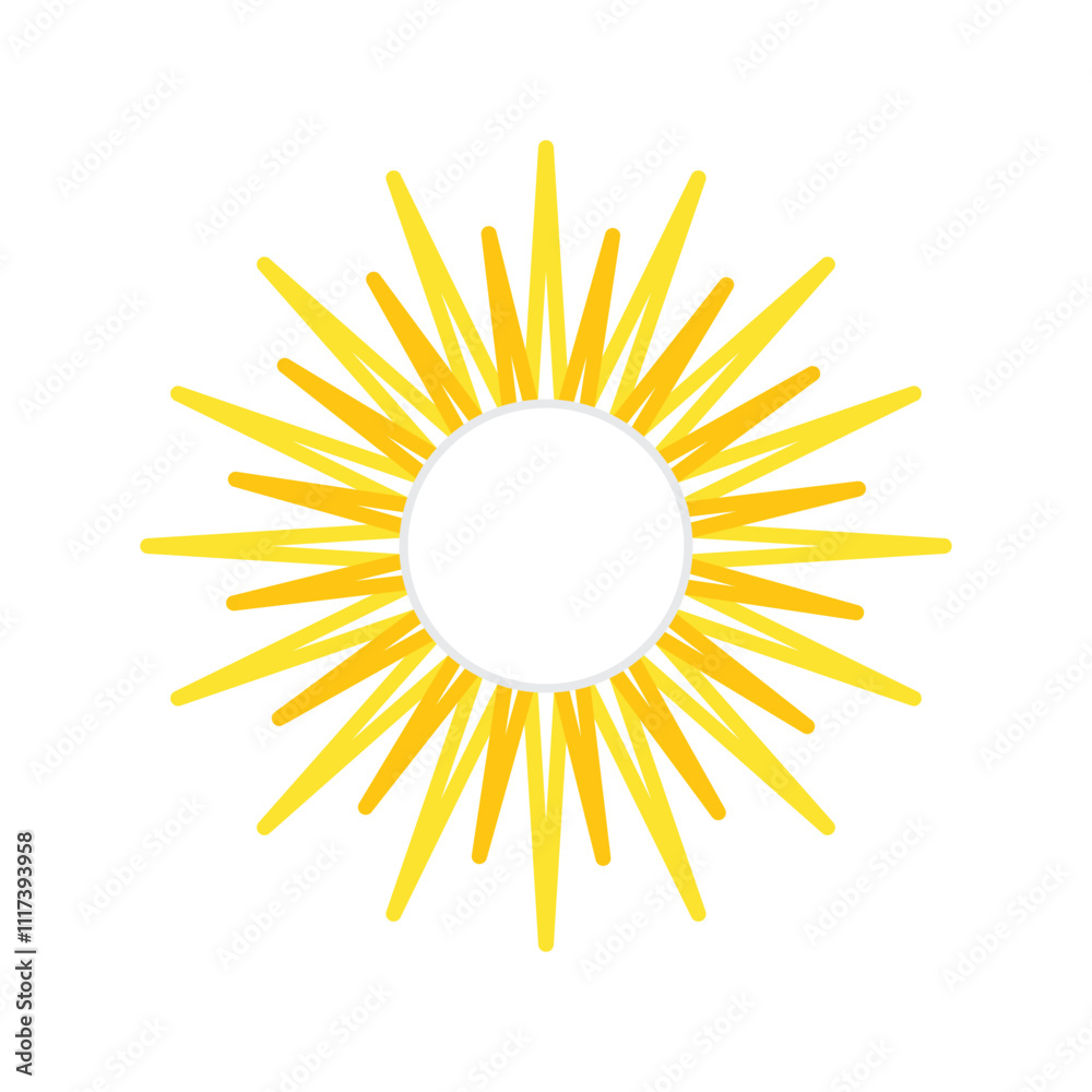 Sun Logo Template Icon