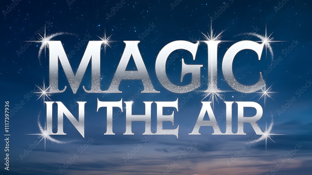 Fototapeta premium Magic In The Air Night Sky Starscape