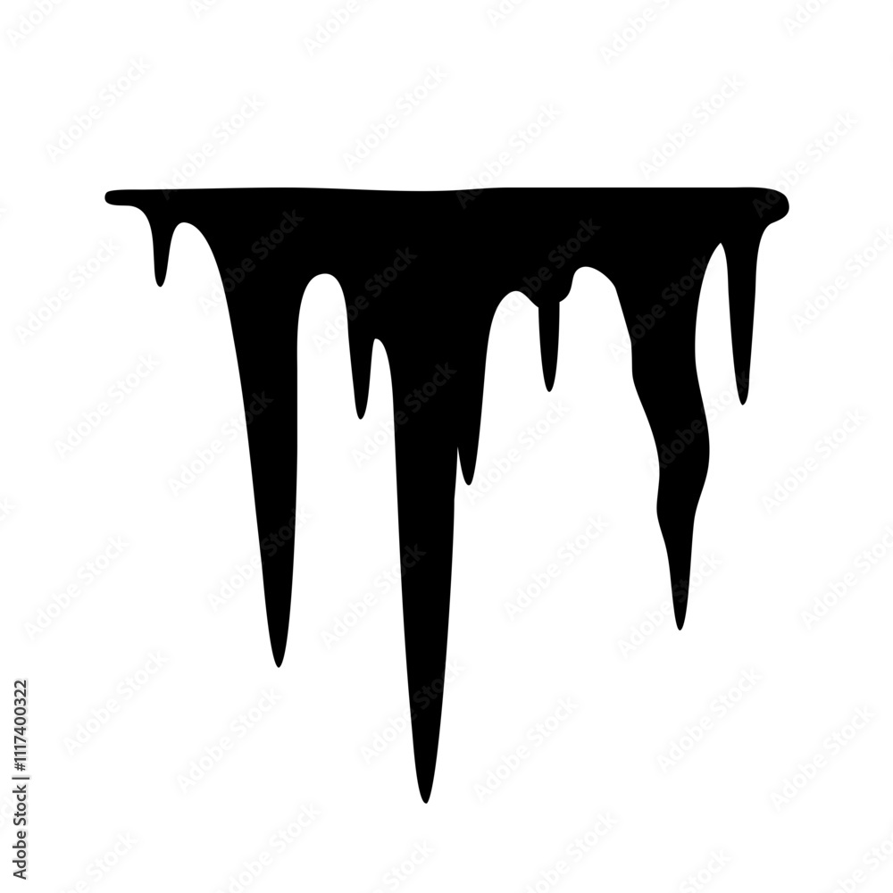 icicle hanging silhouette, christmas vector icon - silhouette vector art of icicle hanging, symbolizing holiday celebrations. christmas silhouette. icicle hanging silhouette, christmas vector icon - silhouette vector art of icicle hanging, symbolizing holiday celebrations. christmas silhouette.