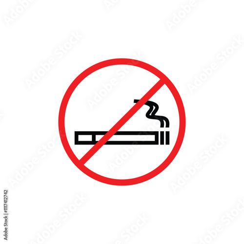 Free Download no smoking flat design icon logo - GFXLoad