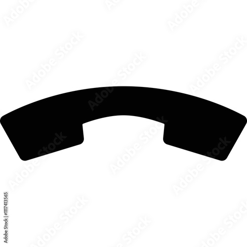 Simple vector icon handset