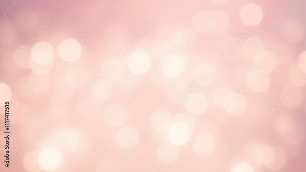 Abstract Pastel Pink Blurred Bokeh Background with Soft Light Circles and Glowing Effects Abstract Pastel Pink Blurred Bokeh Background with Soft Light Circles and Glowing Effects