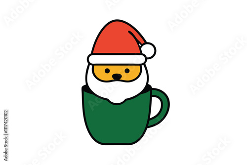cartoon santa claus