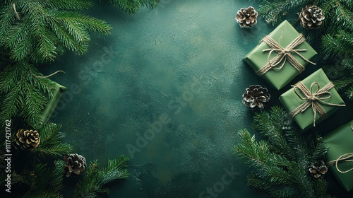 Christmas background with copy space