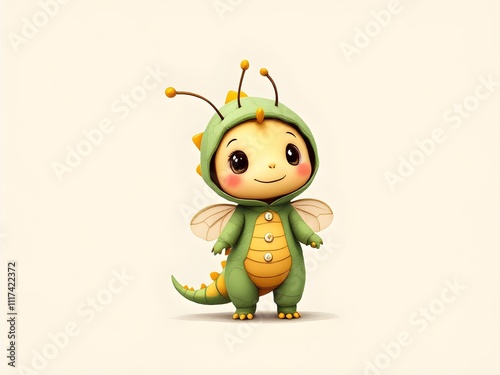 Cute Little Dinosaur - Endless Fun Cartoon Character photo