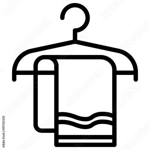 Towel Hanger Icon