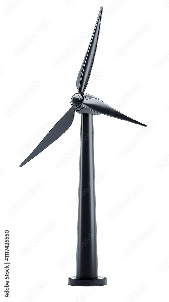 electric wind turbine. 3 d render illustration electric wind turbine. 3 d render illustration